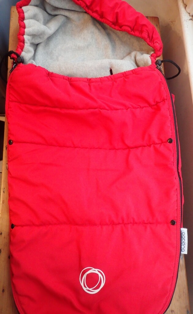 bugaboo footmuff red